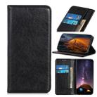 For LG K40S Magnetic Retro Crazy Horse Texture Horizontal Flip Leather Case with Holder & Card Slots(Black) - 1