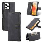 For iPhone 13 mini AZNS Dream Second Generation Skin Feel PU+TPU Horizontal Flip Leather Case with Holder & Card Slots & Wallet (Black) - 1