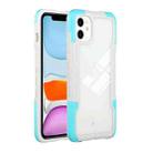 For iPhone 13 mini TPU + PC + Acrylic 3 in 1 Shockproof Protective Case (Sky Blue) - 1