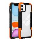 For iPhone 13 mini TPU + PC + Acrylic 3 in 1 Shockproof Protective Case (Orange) - 1