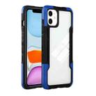 For iPhone 13 TPU + PC + Acrylic 3 in 1 Shockproof Protective Case(Blue) - 1