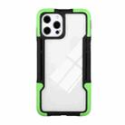For iPhone 13 Pro TPU + PC + Acrylic 3 in 1 Shockproof Protective Case (Green) - 1