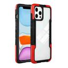 For iPhone 13 Pro TPU + PC + Acrylic 3 in 1 Shockproof Protective Case (Red) - 1