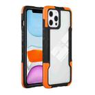 For iPhone 13 Pro TPU + PC + Acrylic 3 in 1 Shockproof Protective Case (Orange) - 1