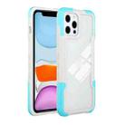 For iPhone 13 Pro Max TPU + PC + Acrylic 3 in 1 Shockproof Protective Case (Sky Blue) - 1