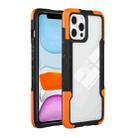 For iPhone 13 Pro Max TPU + PC + Acrylic 3 in 1 Shockproof Protective Case (Orange) - 1
