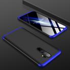 For Xiaomi Redmi Note 8 Pro GKK Three Stage Splicing Full Coverage PC Protective Case(Black Blue) - 1