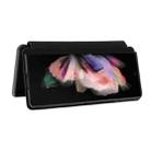 For Samsung Galaxy Z Fold3 5G Carbon Fiber Texture Horizontal Flip TPU + PC + PU Leather Case with Card Slot(Black) - 3