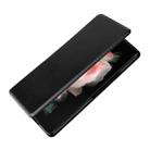 For Samsung Galaxy Z Fold3 5G Carbon Fiber Texture Horizontal Flip TPU + PC + PU Leather Case with Card Slot(Black) - 6