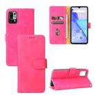 For Umidigi Power 5 Solid Color Skin Feel Magnetic Buckle Horizontal Flip Calf Texture PU Leather Case with Holder & Card Slots & Wallet(Rose Gold) - 1