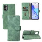 For Umidigi Power 5 Solid Color Skin Feel Magnetic Buckle Horizontal Flip Calf Texture PU Leather Case with Holder & Card Slots & Wallet(Green) - 1