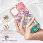 For iPhone 13 Pro Electroplating Pattern IMD TPU Shockproof Case (Colorful Scales) - 3