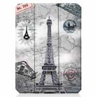 For iPad mini 6 Colored Drawing Horizontal Flip TPU + PU Leather Tablet Case with Three-folding Holder & Sleep / Wake-up Function & Pen Slot(Retro Tower) - 2