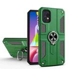 For Samsung Galaxy A32 5G Carbon Fiber Pattern PC + TPU Protective Case with Ring Holder(Green) - 1