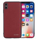 For iPhone 11 Pro GEBEI Full-coverage Shockproof Leather Protective Case(Red) - 1