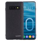 For Galaxy S10+ GEBEI Full-coverage Shockproof Leather Protective Case(Black) - 1