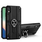 Carbon Fiber Pattern PC + TPU Protective Case with Ring Holder For iPhone XR(Black) - 1