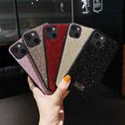 For iPhone 13 Pro SULADA Shockproof TPU + Handmade Leather Case (Red) - 2