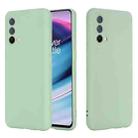 For OnePlus Nord CE 5G Pure Color Liquid Silicone Shockproof Full Coverage Case(Green) - 1