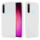 For Xiaomi Redmi Note 8 2021 Pure Color Liquid Silicone Shockproof Full Coverage Case(Light Pink) - 1