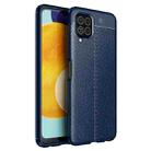 Litchi Texture TPU Shockproof Case For Samsung Galaxy M32 International Version(Blue) - 1