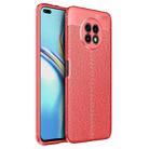 Litchi Texture TPU Shockproof Case For Honor X20(Red) - 1