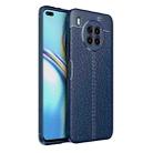Litchi Texture TPU Shockproof Case For Huawei nova 8i(Blue) - 1