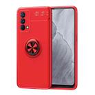 For OPPO Realme GT Master Metal Ring Holder 360 Degree Rotating TPU Case(Red) - 1
