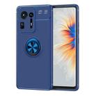 For Xiaomi Mix 4 Metal Ring Holder 360 Degree Rotating TPU Case(Blue) - 1