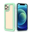 Crystal PC + TPU Shockproof Case For iPhone 12 / 12 Pro(Matcha Green + Finland Green) - 1