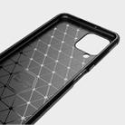 Brushed Texture Carbon Fiber TPU Case For Samsung Galaxy M32 International Version(Black) - 3