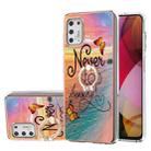 For Motorola Moto G Stylus 2021 Electroplating Pattern IMD TPU Shockproof Case with Rhinestone Ring Holder(Dream Chasing Butterfly) - 1