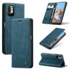 CaseMe 013 Multifunctional Horizontal Flip Leather Case with Holder & Card Slot & Wallet For Xiaomi Redmi Note 10 5G(Blue) - 1