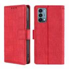 Skin Feel Crocodile Texture Magnetic Clasp Horizontal Flip PU Leather Case with Holder & Card Slots & Wallet For OnePlus Nord N200 5G(Red) - 1