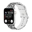 8-buckle Printed Strap Watch Band For Apple Watch Ultra 49mm&Watch Ultra 2 49mm / Series 9&8&7 45mm / SE 3&SE 2&6&SE&5&4 44mm / 3&2&1 42mm(Skull) - 1