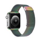 Double Section Milanese Magnetic Elasticity Strap Watch Band For Apple Watch Series 8&7 41mm / SE 2&6&SE&5&4 40mm / 3&2&1 38mm(Colorful) - 1