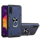 For Samsung Galaxy A50 PC + TPU Protective Case with 360 Degrees Rotatable Ring Holder(Royal Blue) - 1
