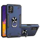For Samsung Galaxy M31s PC + TPU Protective Case with 360 Degrees Rotatable Ring Holder(Royal Blue) - 1