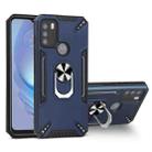 For Motorola Moto G50 PC + TPU Protective Case with 360 Degrees Rotatable Ring Holder(Royal Blue) - 1