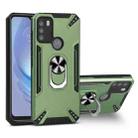 For Motorola Moto G50 PC + TPU Protective Case with 360 Degrees Rotatable Ring Holder(Dark Green) - 1