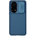 For Huawei P50 NILLKIN Black Mirror Pro Series PC Camshield Full Coverage Dust-proof Scratch Resistant Case(Blue) - 1