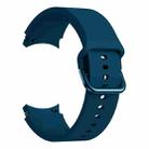 For Samsung Galaxy Watch4 Classic 42mm Universal Silicone Colorful Buckle Watch Band(Dark Blue) - 1