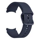 For Samsung Galaxy Watch4 Classic 42mm Universal Silicone Colorful Buckle Watch Band(Midnight Blue) - 1