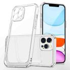 For iPhone 12 Pro Max Crystal Clear Shockproof PC + TPU Protective Case(Transparent) - 1