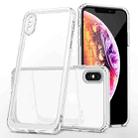 For iPhone X / XS Crystal Clear Shockproof PC + TPU Protective Case(Transparent) - 1