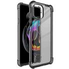 For Motorola Edge 20 Lite IMAK All-inclusive Shockproof Airbag TPU Case with Screen Protector(Transparent Black) - 1