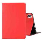 For Xiaomi Pad 5 Voltage Craft Texture TPU Horizontal Flip Protective Case with Holder(Red) - 1