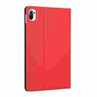 For Xiaomi Pad 5 Voltage Craft Texture TPU Horizontal Flip Protective Case with Holder(Red) - 3