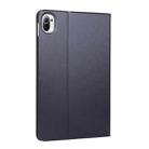 For Xiaomi Pad 5 Voltage Craft Texture TPU Horizontal Flip Protective Case with Holder(Dark Blue) - 3