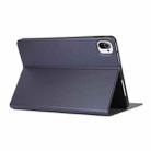For Xiaomi Pad 5 Voltage Craft Texture TPU Horizontal Flip Protective Case with Holder(Dark Blue) - 4